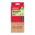 Herlitz Buntstifte natur FSC Holz 24er Hängeschachtel