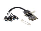 CONCEPTRONIC PCI Express Card x1 4-Port RS232 (DB9) Adapter