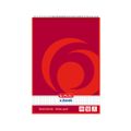 Herlitz Spiralnotizblock A5 50 Blatt kariert