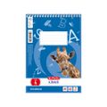 Herlitz Spiralblock A5 40 Bl. Lin. 04 FSC Motiv Giraffe