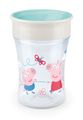 NUK Trinkbecher Peppa pig Magic Cup 230ml, türkis