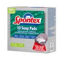 Spontex Seifenpads mit 30% Seifenanteil Stahlwolle, 10er