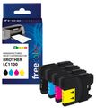 Freecolor Patrone Brother LC1100 Multipack BK/C/Y/M remanufactured