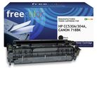 Freecolor Toner HP CLJ CP2025 black CC530A kompatibel