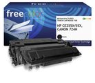 Freecolor Toner HP LJ P3015 X black CE255X kompatibel