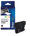 Freecolor Patrone Brother LC980 black remanufactured