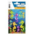 HERMA Sticker MAGIC Seepferdchen Neon