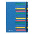 PAGNA Deskorganizer Classic 12 Fächer 1-12 blau