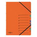PAGNA Ordnungsmappe Easy 7 Fächer 1-7 orange