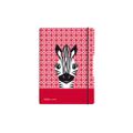 Herlitz Notizheft flex A6 40 Bl. Punkt. Cute Animals Zebra