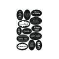Herlitz Deko-Sticker Just Black selbstklebend FSC