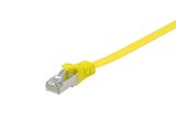 Equip Patchkabel Cat6A Flat U/FTP 2xRJ45 0.50m gelb LSZH Polybeutel