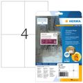 HERMA Etik. strapazierf. A4 weiß 105x148 mm Folie 100 St.