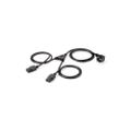 Equip Y-Netzanschlusskabel Schuko -> 2x IEC C13 St/Bu 1.8m Polybeutel
