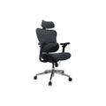 Equip Ergonomischer Bürostuhl mit Kopf und Armstützen bl-sw lite Retail