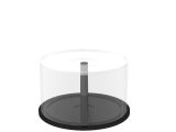 MediaRange Spindel fr 25 Dics tranparent mit schwarzem Bo