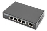 DIGITUS POE Extender 4PPoE 4-Port 85W 100m Verlängerung schw