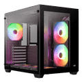 AeroCool Geh Midi Dryft MicroATX/ATX/MiniITX ARGB (black)