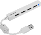 Speedlink USB-HUB SNAPPY SLIM, 4-Port, Passiv, weiß retail