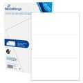 MediaRange Etiketten 210x99mm 150 St. stark haftend weiß