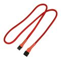Nanoxia Kabel 3-Pin Verlängerung, 60 cm, rot