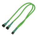 Nanoxia Kabel 3-Pin Y-Kabel, 60 cm, neon-grün