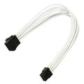 Nanoxia Kabel 8pin PCI-E Verlängerung, 30 cm, Single, weiß