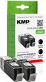 KMP Patrone Canon PGI-550PGBK XL black 500 S. C89D kompatibel