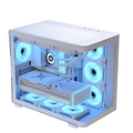 AeroCool Geh Midi P500C-G-WT-V1 o.N. Full Tempered Glas (Wh)