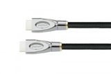 Python HDMI« 2.0 Kabel 4K2K Nylongeflecht schwarz 0,5m