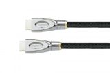 Python HDMI« 2.1 Kabel 8K UHD-2 Nylongeflecht schwarz 1,5m