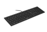 Speedlink Tastatur RIVA Slim Metal Scissor, schwarz retail