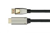 Python DisplayPort 1.4 an HDMI 2.0 Kabel Nylong. schwarz 2m