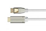 Python DisplayPort 1.4 an HDMI 2.0 Kabel Nylong. weiß 1m