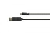 Python USB 2.0 Lade-und Datenkabel QC 3.0 PD 60W schwarz 1m