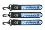 kabelmeister LED-Leuchtband Blinkl. Reflekt. blau 3er Set