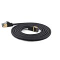 Wantec Patchkabel SSTP CAT7 Ste. CAT6a d=4mm 3,00m schwarz