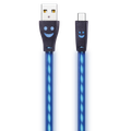 2GO USB Lade-/Datenkabel Type C 3.1 m.bl.LED-Beleucht. 1m