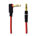2GO AUX Stereo-Audio-Kabel - rot - 150cm 90ø Winkelstecker