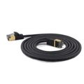 Wantec Patchkabel SSTP CAT7 Ste. CAT6a d=4mm 1,00m schwarz