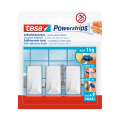 tesa Powerstrips Haken S rechteckig weiß