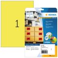 HERMA Etiketten A4 neon-gelb 210x297 mm Papier matt 20 St.