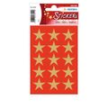 HERMA DECOR STERNE 5-ZACKIG, GOLD Ø22 mm