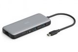 DIGITUS Docking USB-C->HDMI,USB3.0,RJ45,SD,MicroSD,CPD Alu s