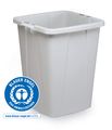 DURABLE Abfallbehälter DURABIN ECO 90L quadratisch grau