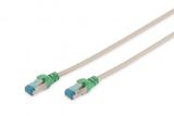 DIGITUS Premium CAT 5e SF-UTP Crossover Patchkabel, 2m,grau