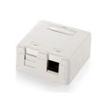 Equip Aufputzdose 2-Port Keystone ungeschirmt ws Polybeutel