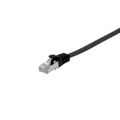 Equip Patchkabel Cat6A Flat U/FTP 2xRJ45 10.00m schwarz LSZH Polybeutel