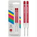 PARKER Kugelschreibermine QUINKflow Basic 2er M Rot Blister