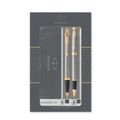 PARKER Rollerball & Kugelschreiber DuoSet Brushed G.T IM F/M Geschenkbox